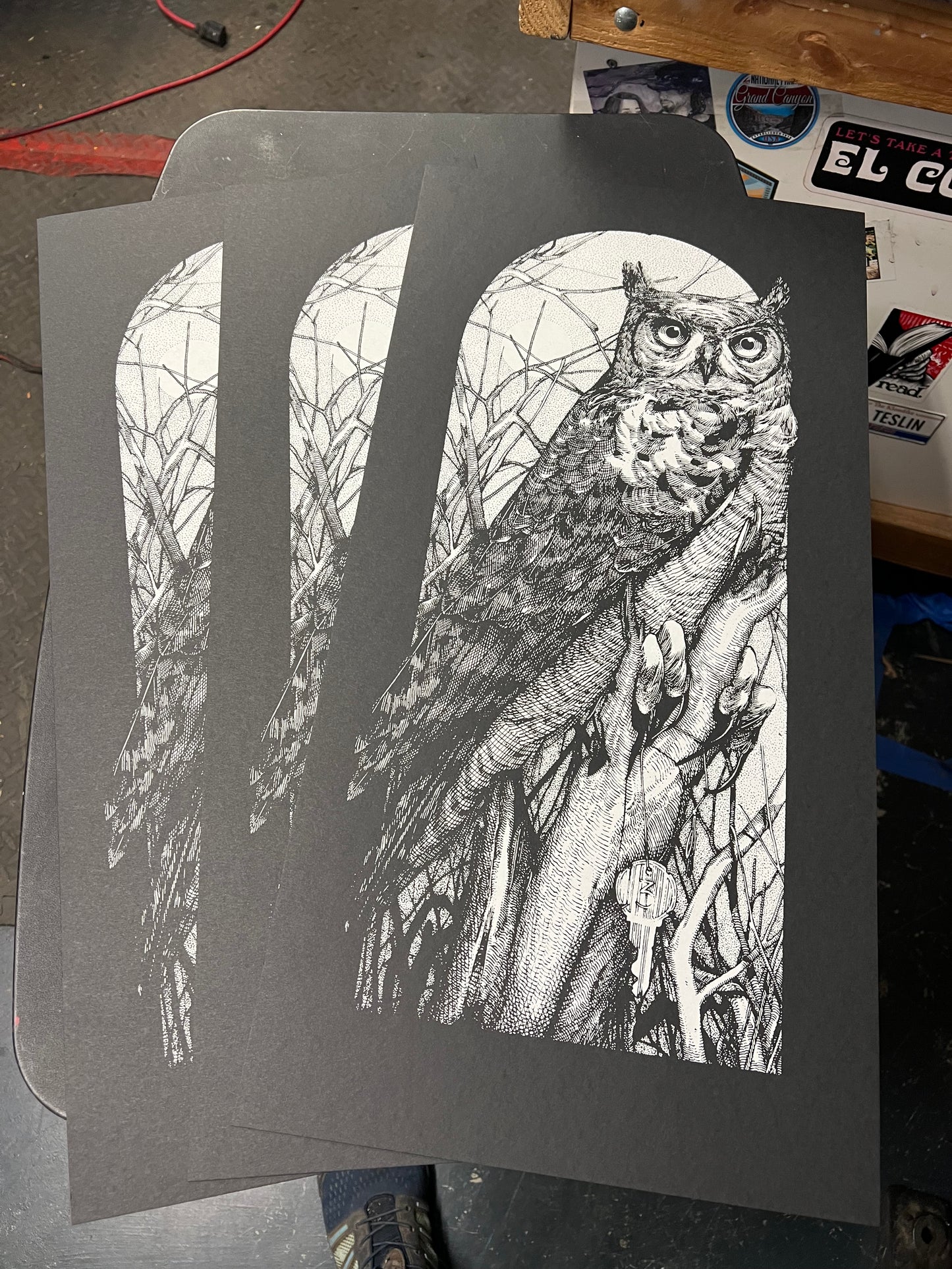 A Faint Illusion SCREEN PRINT (Ghost Variant)