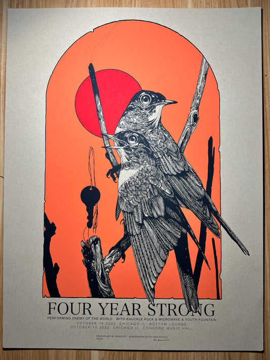Four Year Strong (Orange & Red Sun) Screen Print