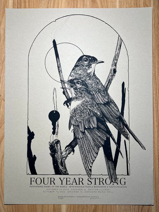 Four Years Strong (Lines) Screen Print
